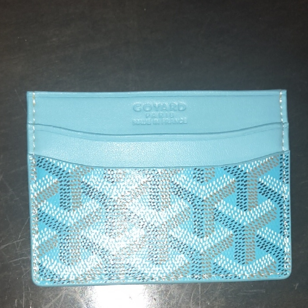 Goyard Light Blue Card Holder